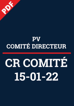 PV Comité Directeur 15-01-22