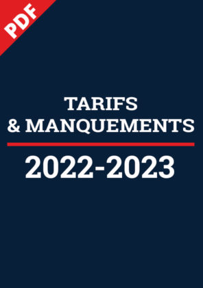 Tarifs et Manquements 2022-2023